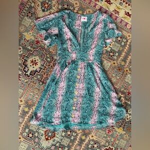 Buddy Love Teal and Pink women’s Dress size XS